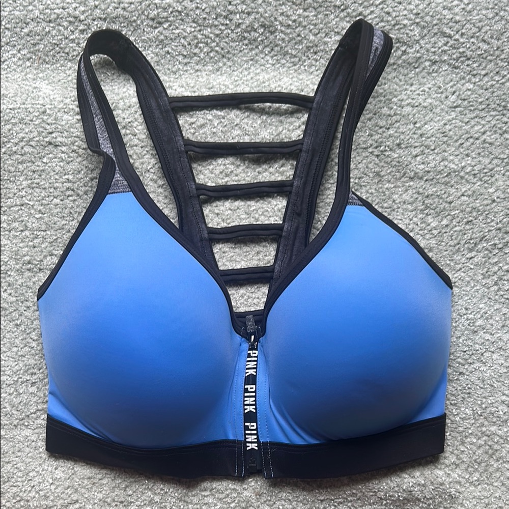 PINK Victoria's Secret Ultimate Push-up Racerback Sports Bra S-DD